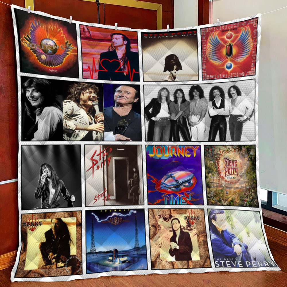 Steve Perry Fleece Blanket Quilt Blanket