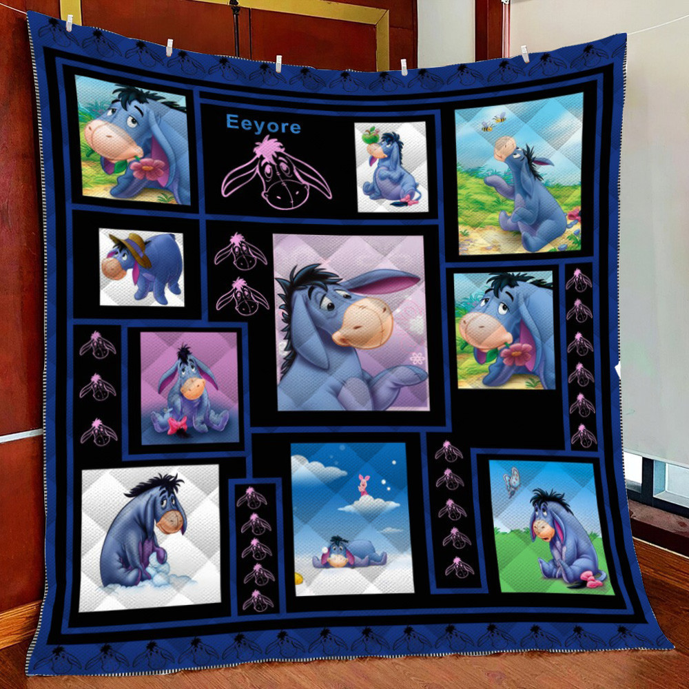 Eeyore Fabric Fleece Blanket Quilt Blanket