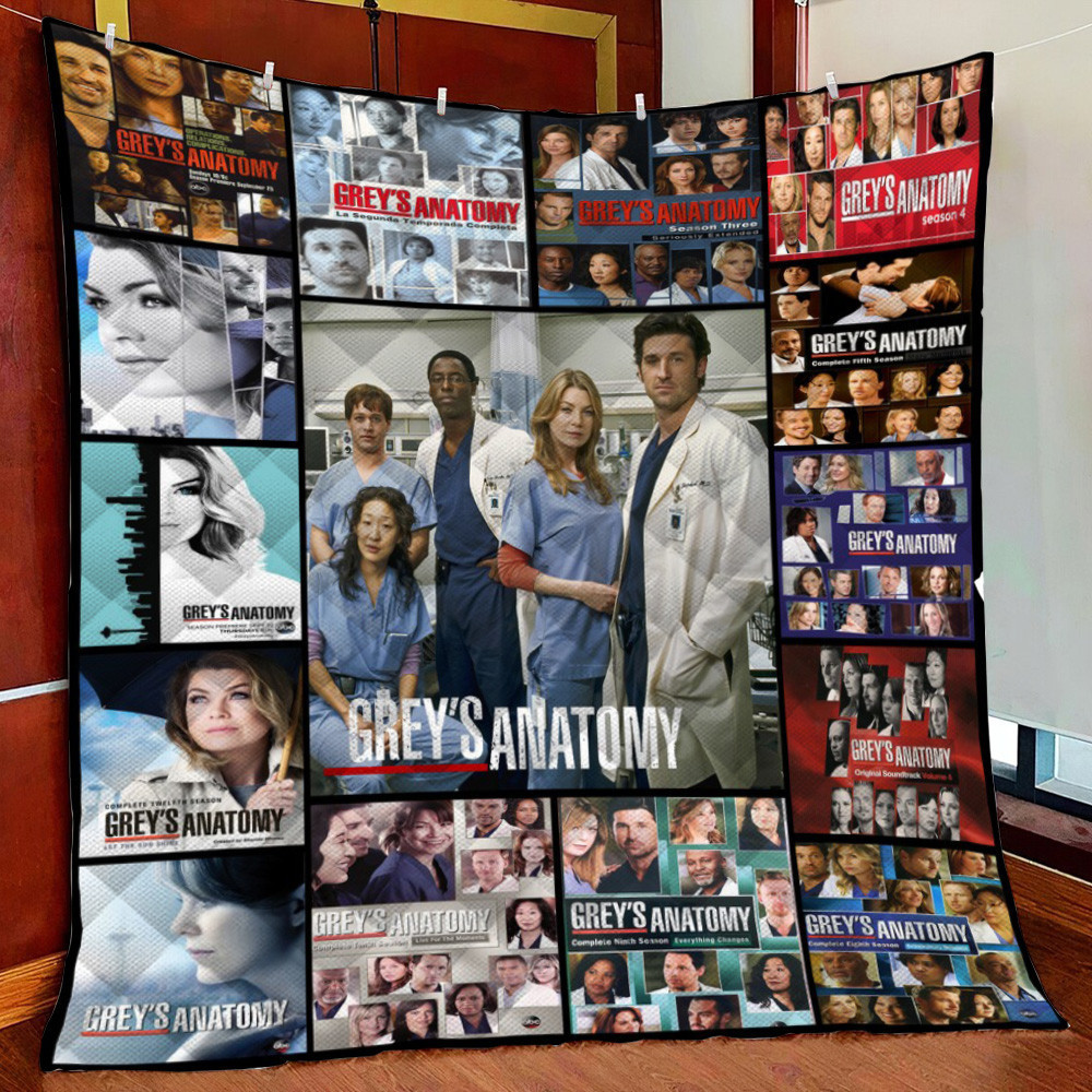 G Anatomy Fleece Blanket Quilt Blanket For Bed