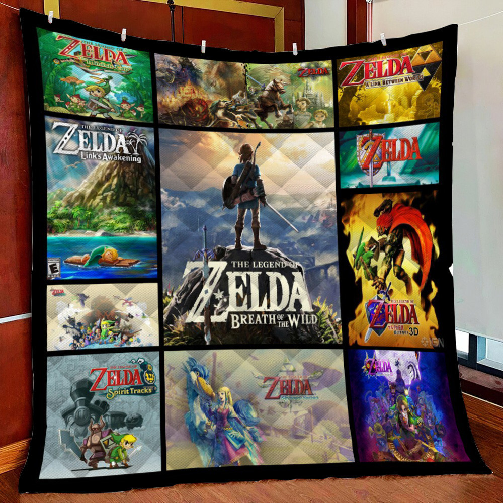 The Legend Of Zelda Fleece Blanket Quilt Blanket For Bed