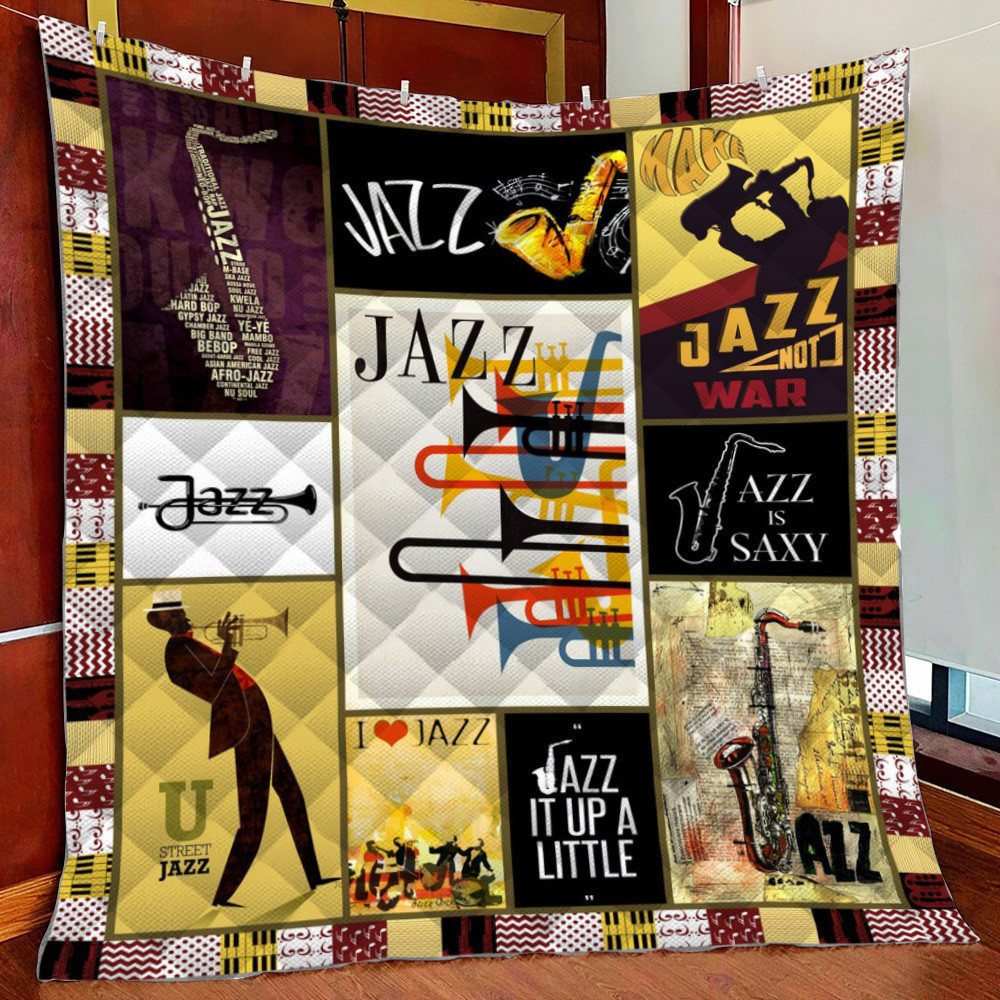 Jaz Saxy Fleece Blanket Quilt Blanket