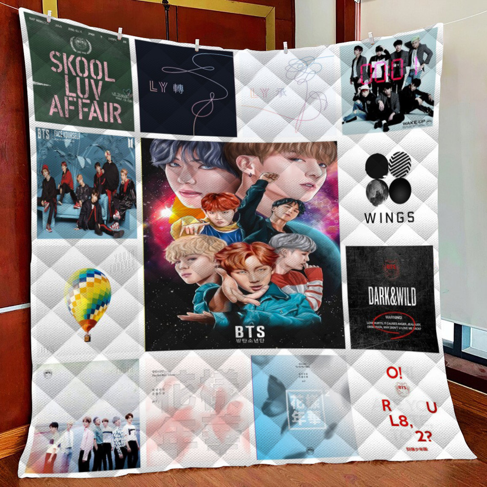 Bts Al Fleece Blanket Quilt Blanket For Bed