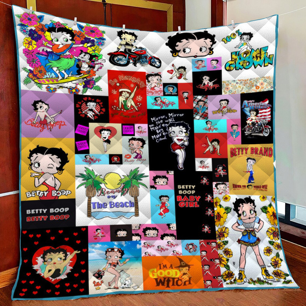 Bettyboop Fleece Blanket Quilt Blanket For Bed