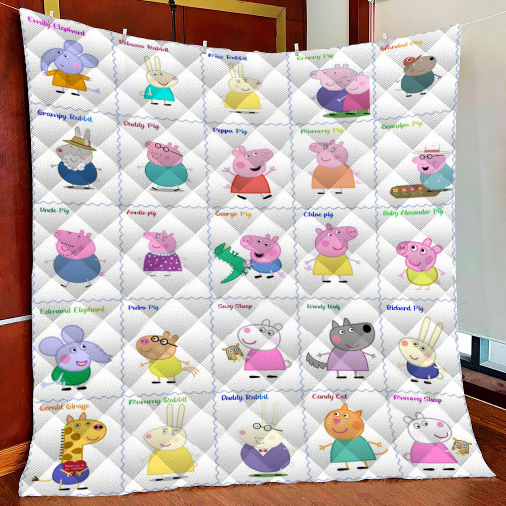 Peppa Pig Fleece Blanket Quilt Blanket