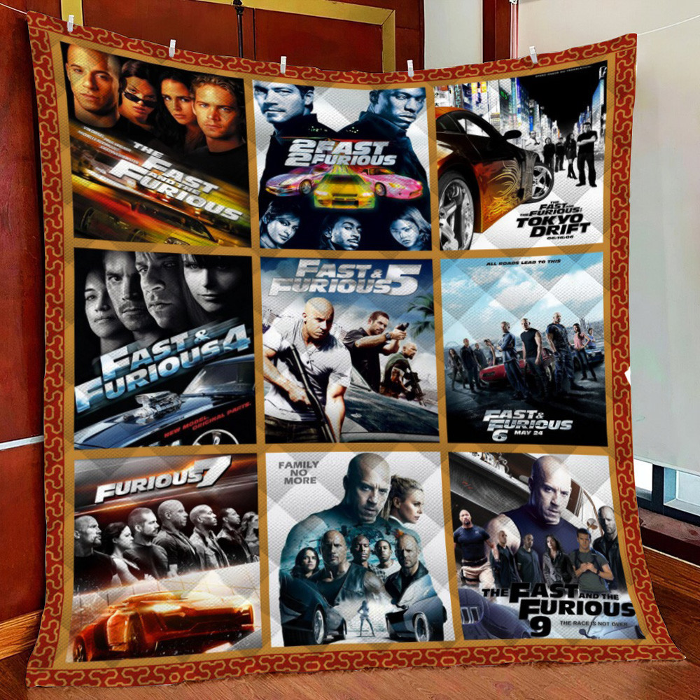 Fast And Fur Fleece Blanket Quilt Blanket