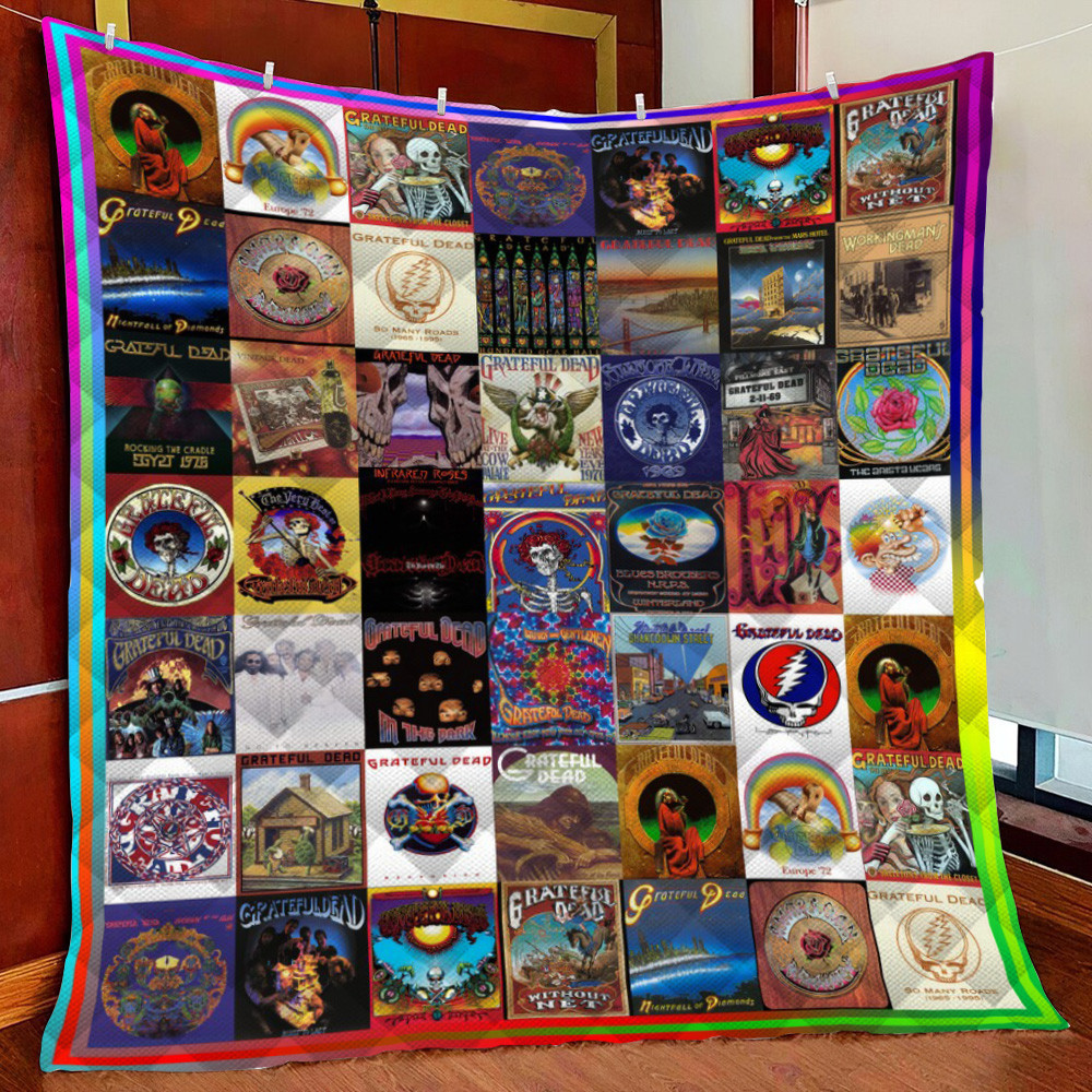 Grateful Dead 03 Fleece Blanket Quilt Blanket For Bed