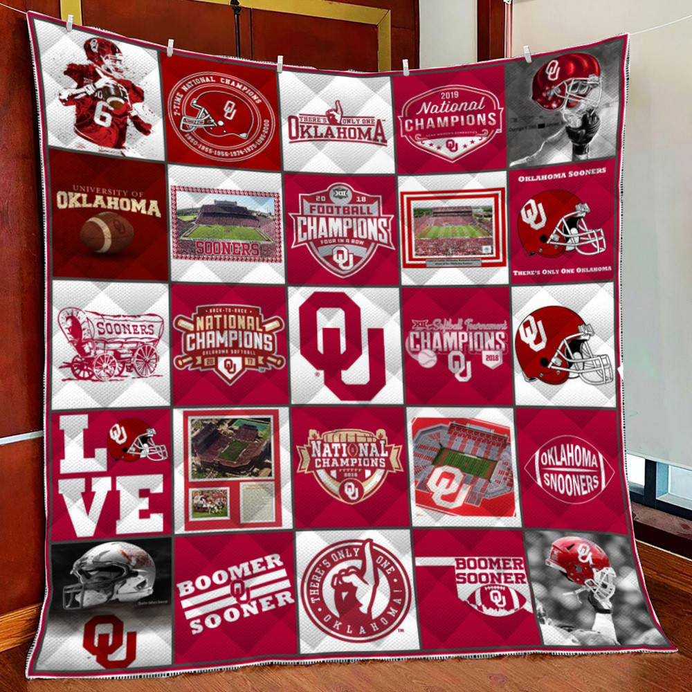 Oklahooo Ver1 Fleece Blanket Quilt Blanket