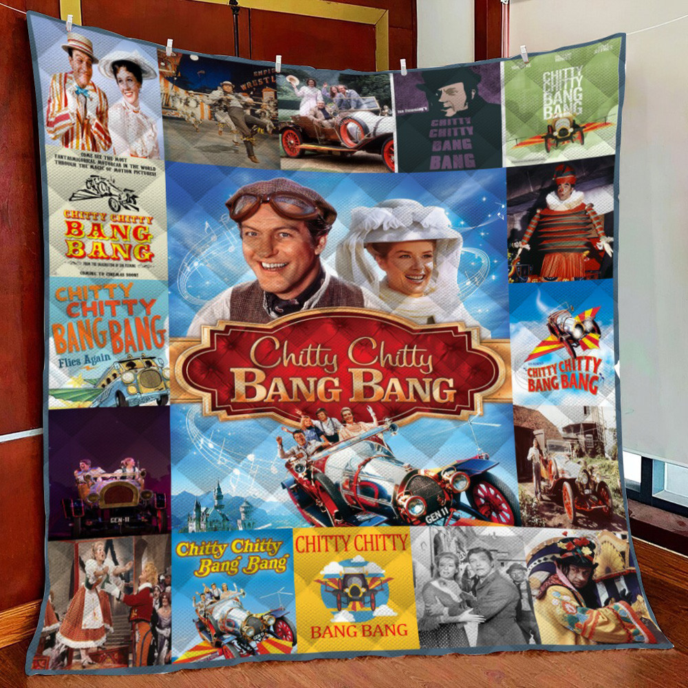 Chitty Chitty Bang Bang Fleece Blanket Quilt Blanket