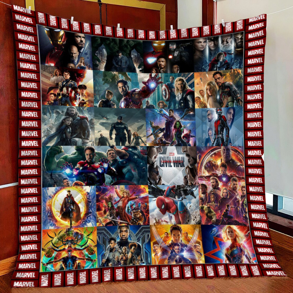 Marvel Cinematic Unie Fleece Blanket Quilt Blanket For Bed