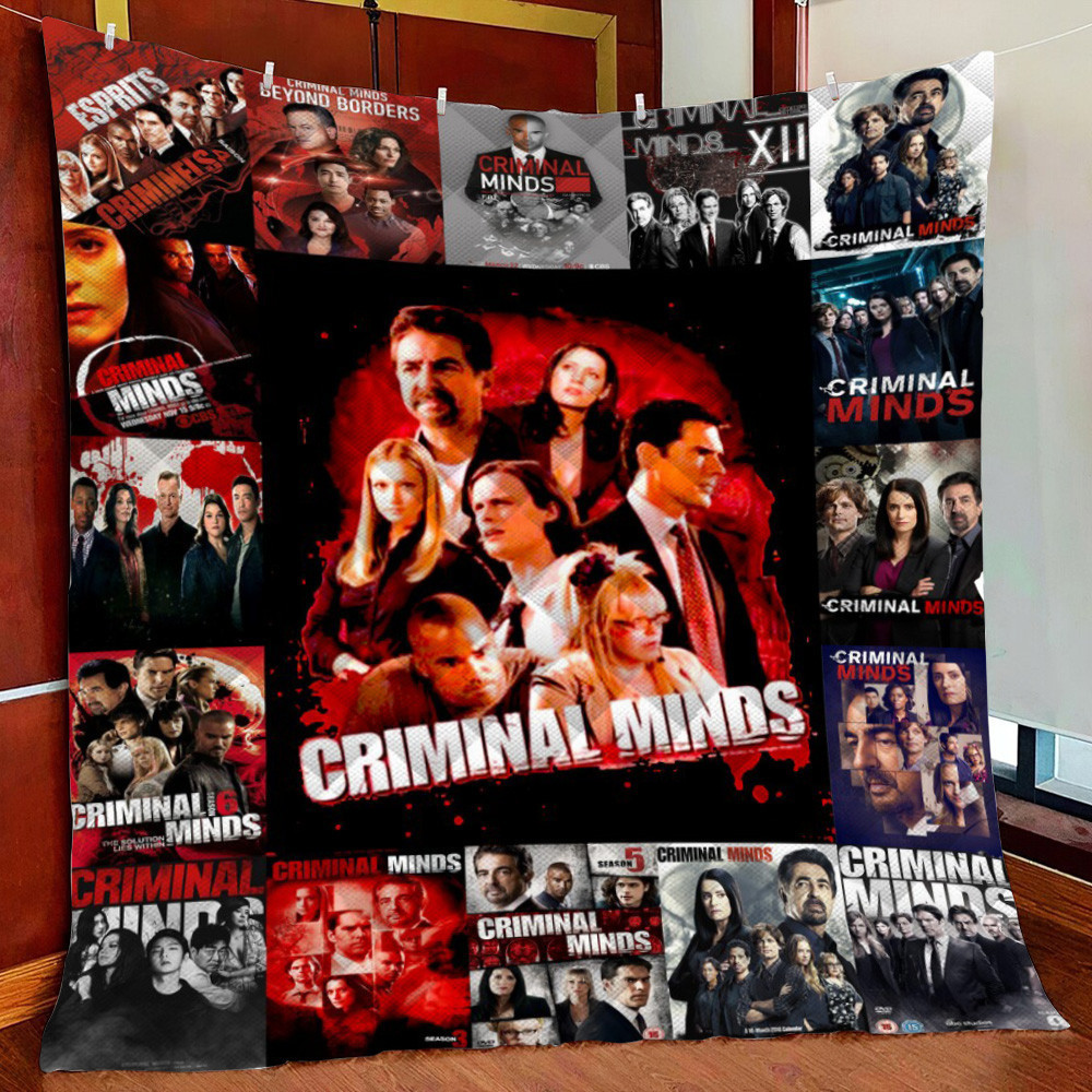 Criminal M Fleece Blanket Quilt Blanket