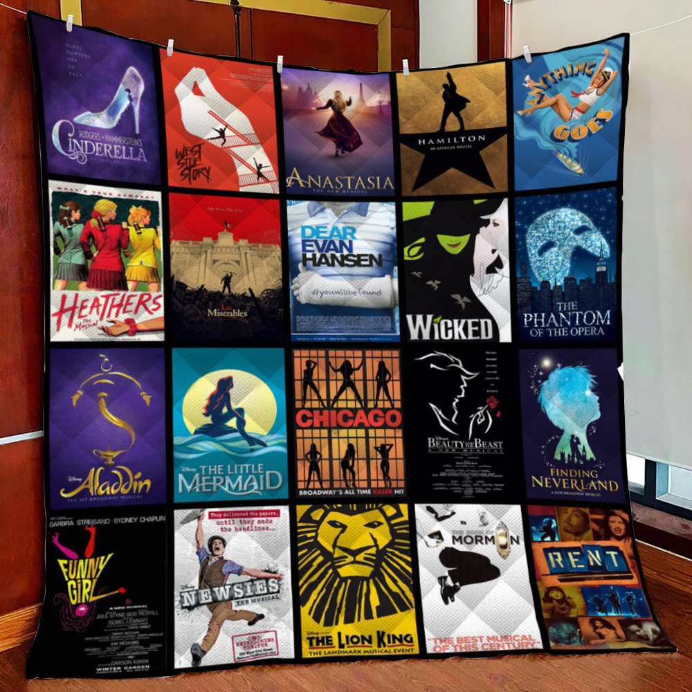 Broadway-Limited Edition Fleece Blanket Quilt Blanket