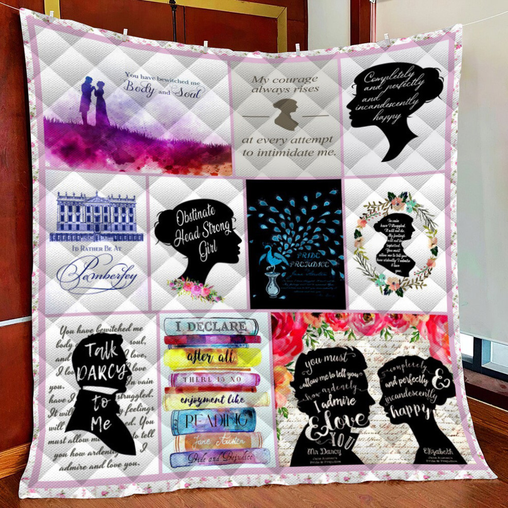 Pride And Prejudice Qu Fleece Blanket Quilt Blanket