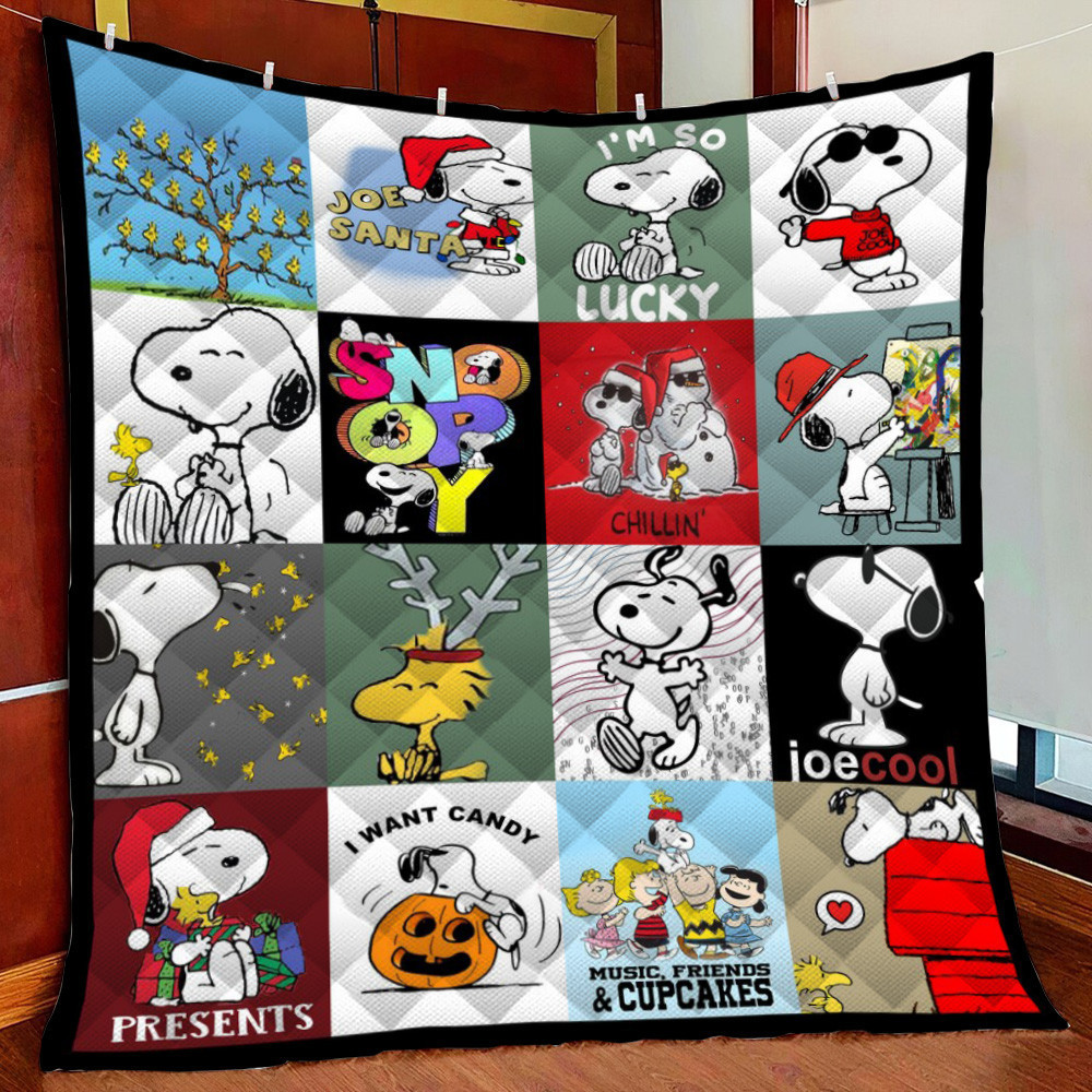 Snoopy C Snoopy Lover Fleece Blanket Quilt Blanket