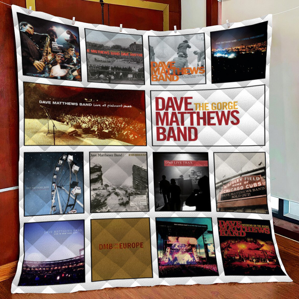Dave Matt Band Live Al Fleece Blanket Quilt Blanket