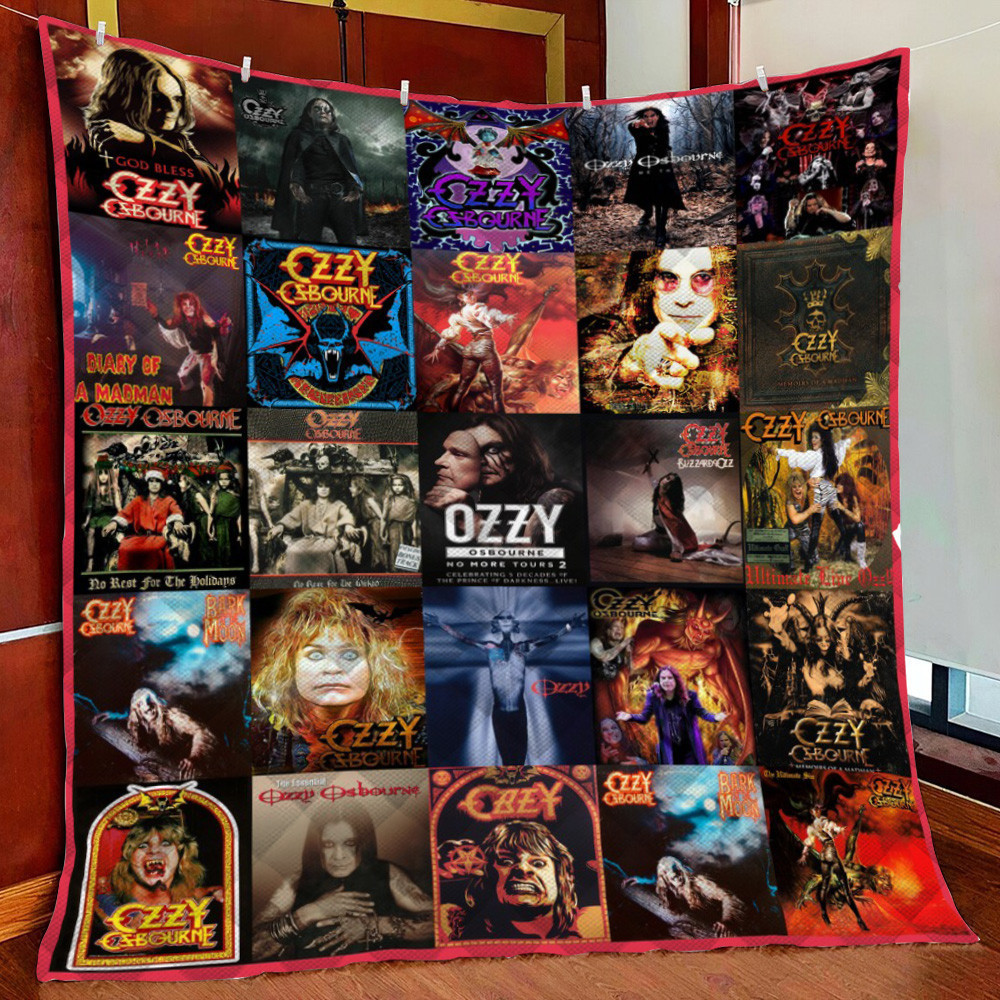Ozzbourne Fleece Blanket Quilt Blanket