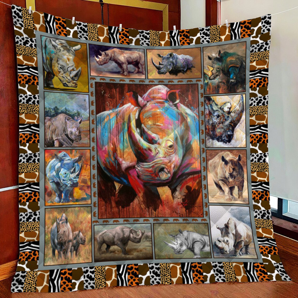 Rhino Fleece Blanket Quilt Blanket