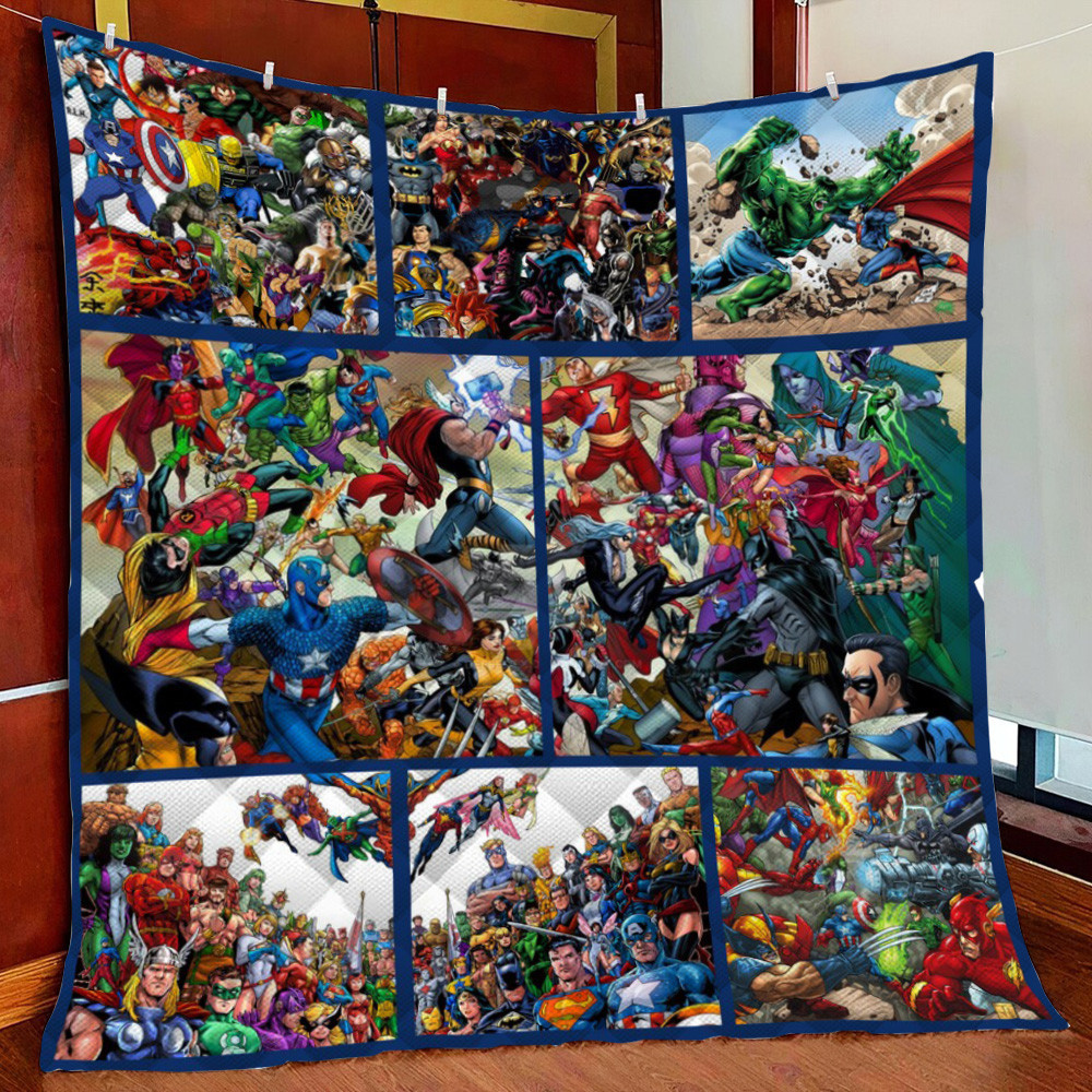 Marvel Dc Comic Fleece Blanket Quilt Blanket