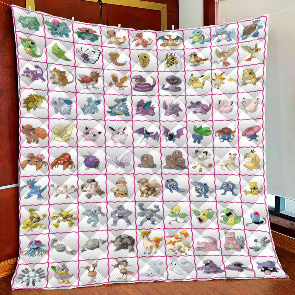 Pokemon Go Charac Fleece Blanket Quilt Blanket For Bed