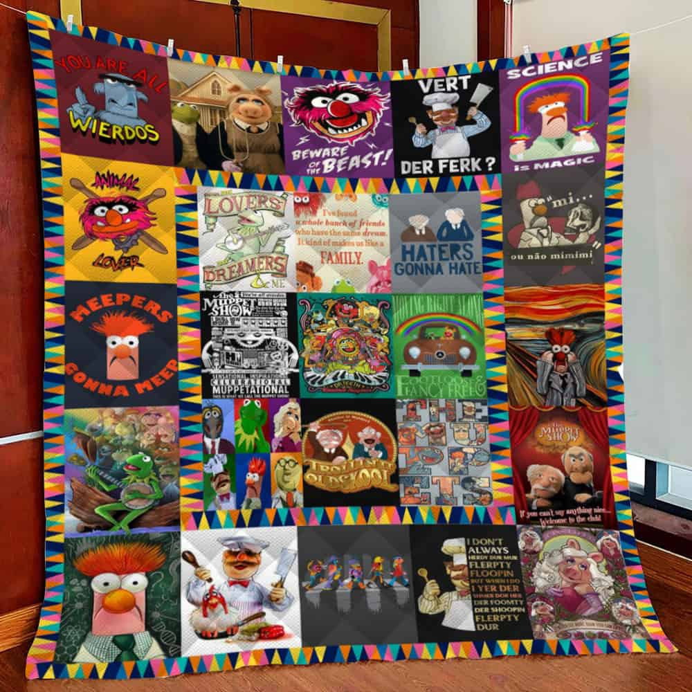 Mupphow Collage Fleece Blanket Quilt Blanket