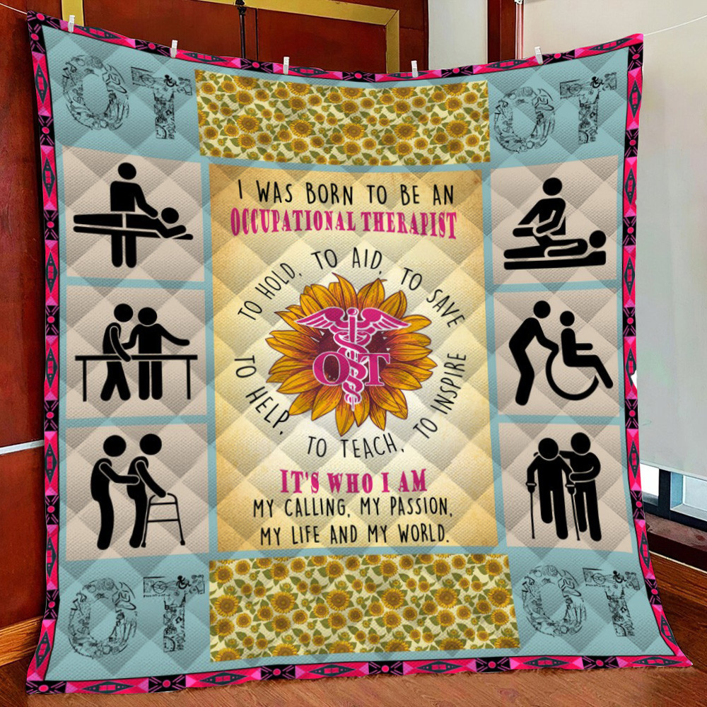 Occupational Thert Fleece Blanket Quilt Blanket
