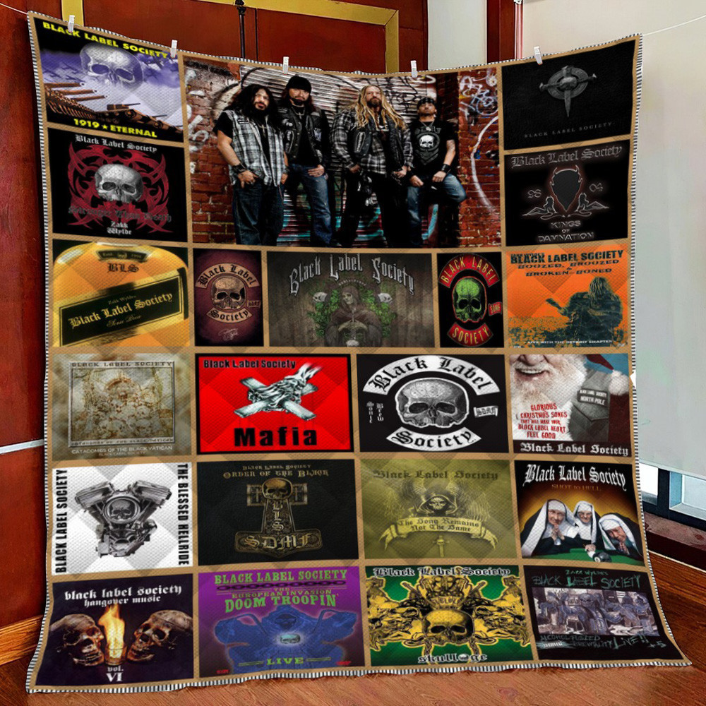 Black Labociety Fleece Blanket Quilt Blanket