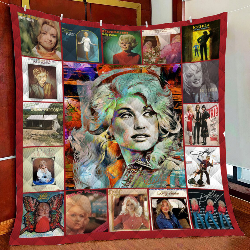 Dolly Parttyle 2 Fleece Blanket Quilt Blanket
