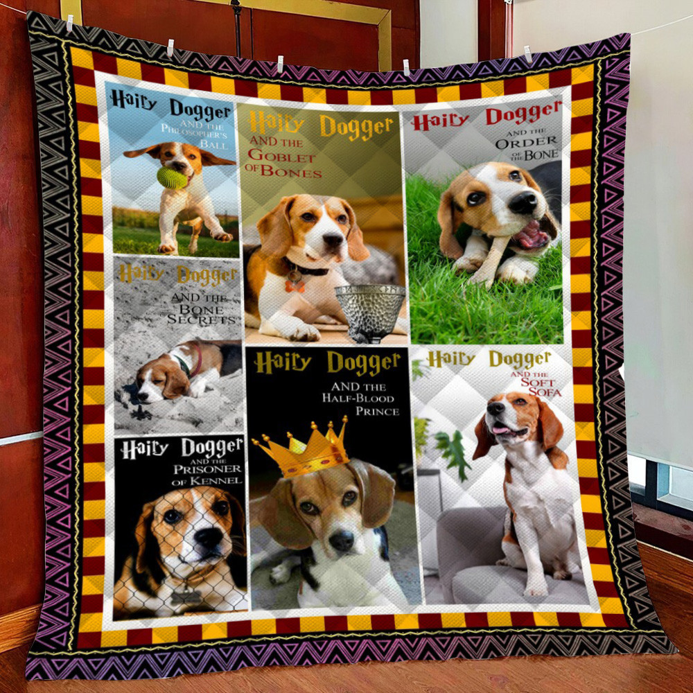 Beagle 05 Fleece Blanket Quilt Blanket