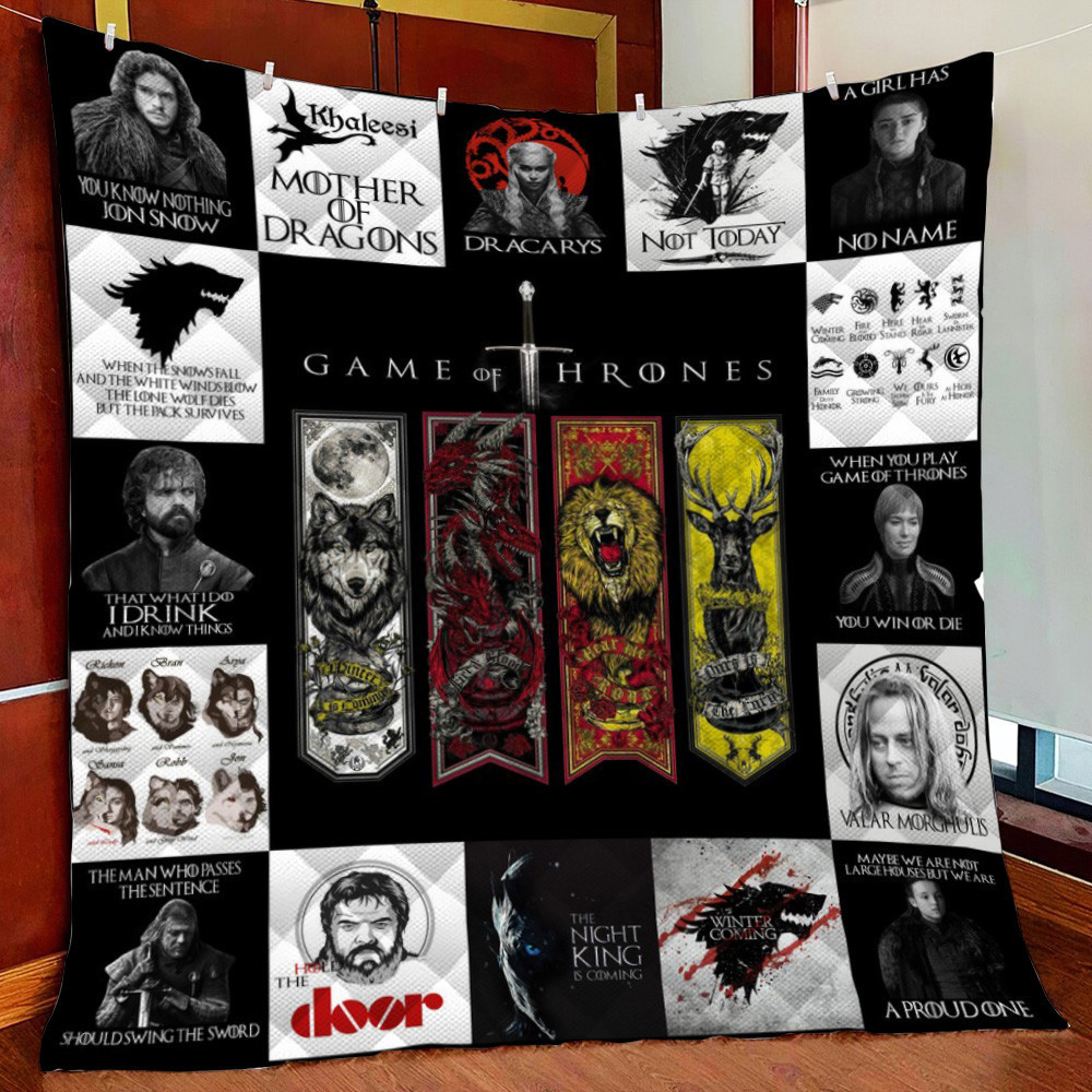 Game Of Thr Fleece Blanket Quilt Blanket For Bed
