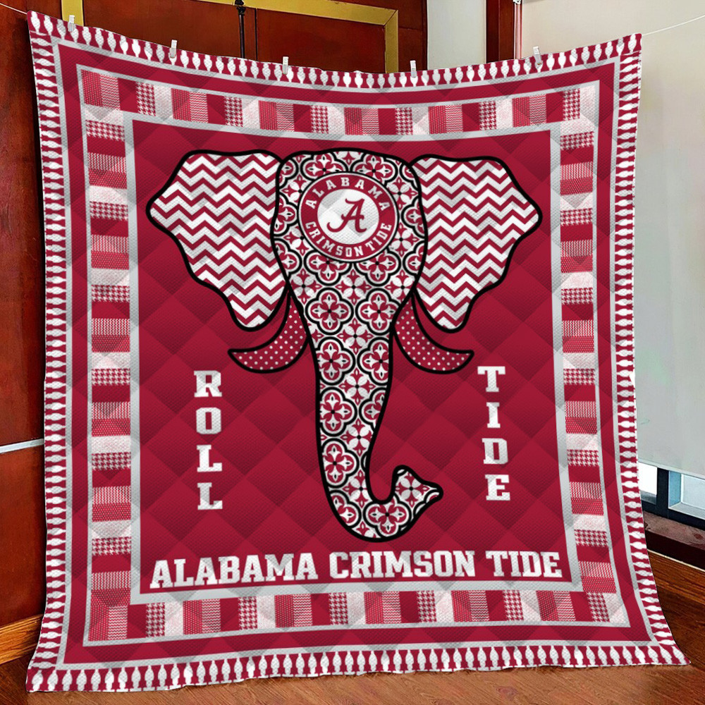 Alabama Con Tide Ver5 Fleece Blanket Quilt Blanket For Bed