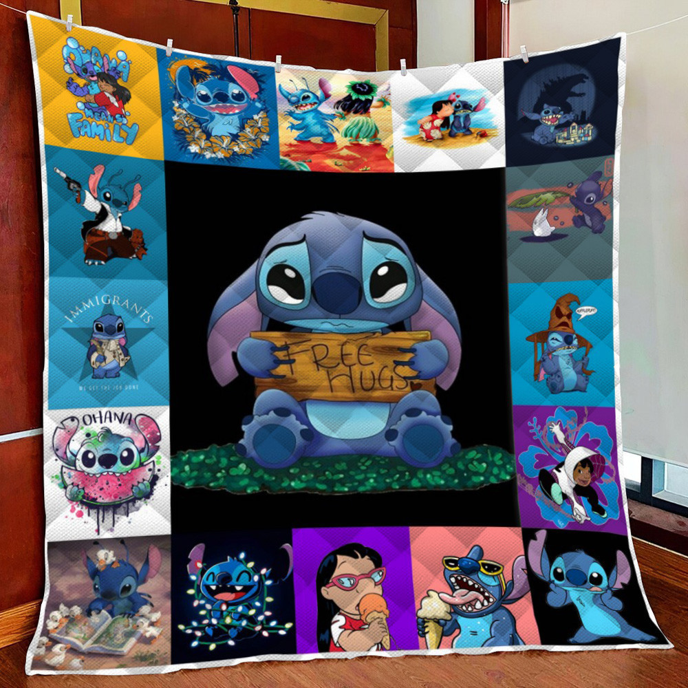 Lilo Atitch Fleece Blanket Quilt Blanket For Bed