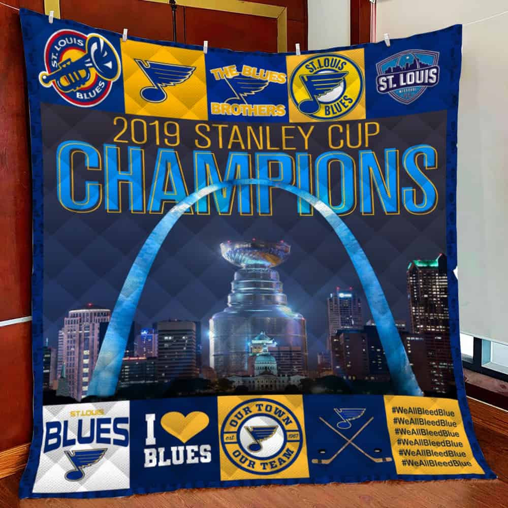 St. L B 20tanley Cup Champ Fleece Blanket Quilt Blanket