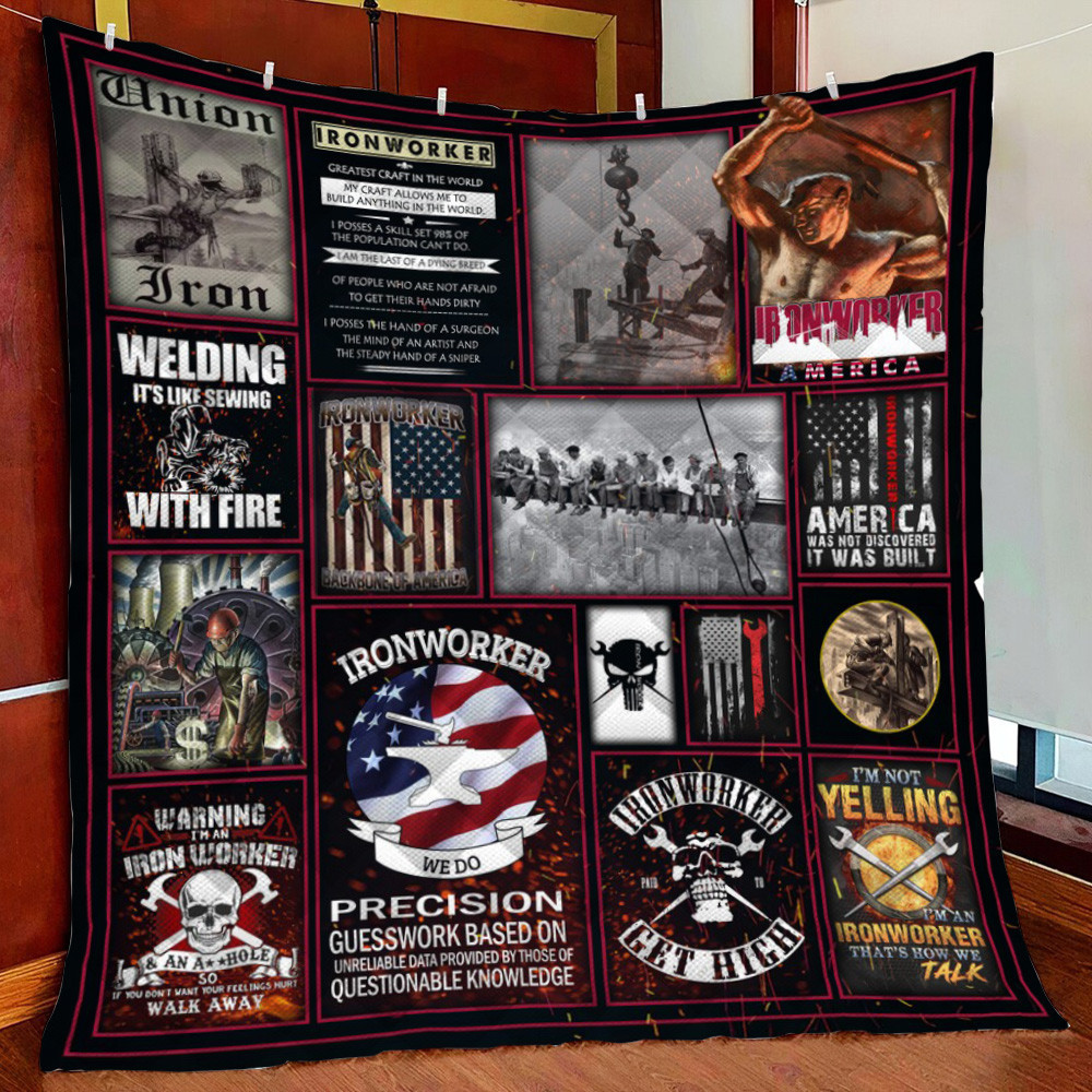 Ironwor Fleece Blanket Quilt Blanket For Bed
