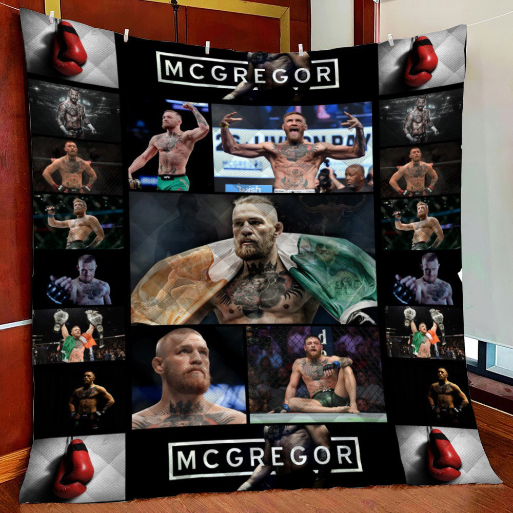 Conor Mcgregor Fleece Blanket Quilt Blanket