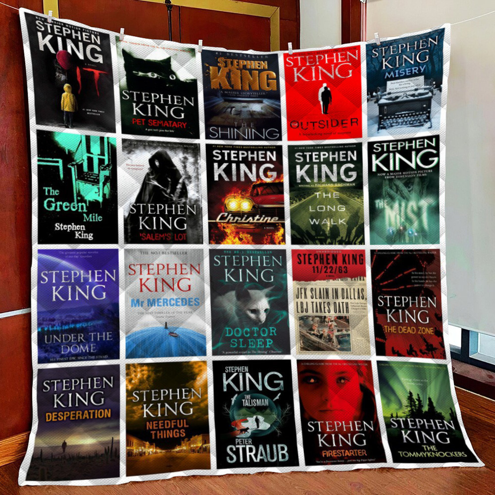 Stephen King B Fleece Blanket Quilt Blanket