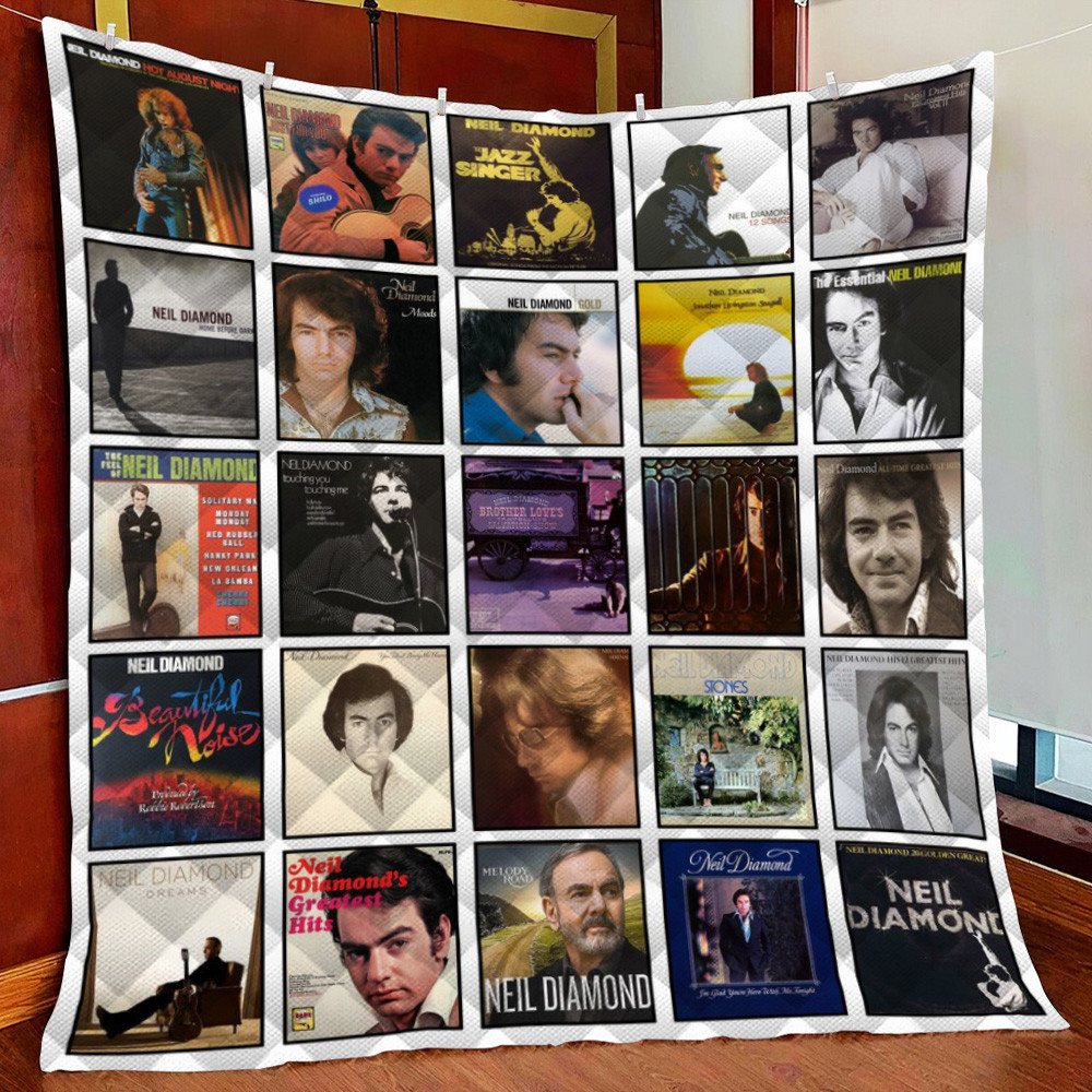 Neil Diamond Fleece Blanket Quilt Blanket For Bed