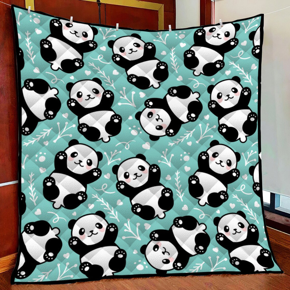 Panda Premium 1 Fleece Blanket Quilt Blanket