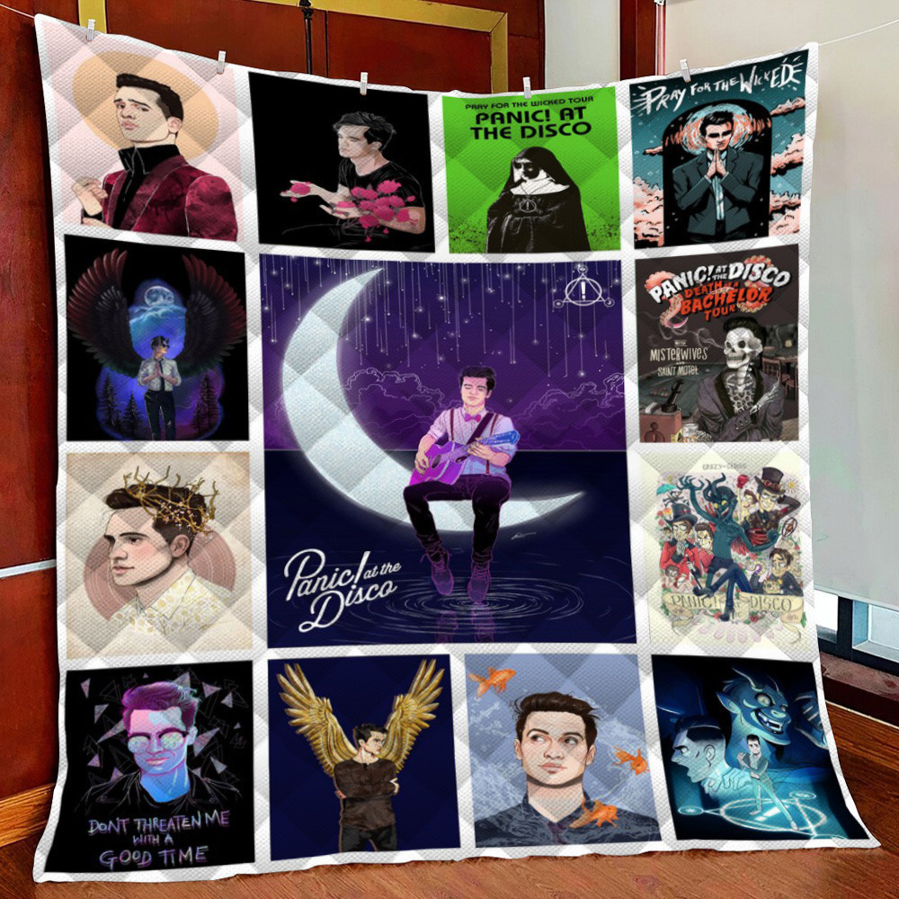 Panic At Theco Fleece Blanket Quilt Blanket