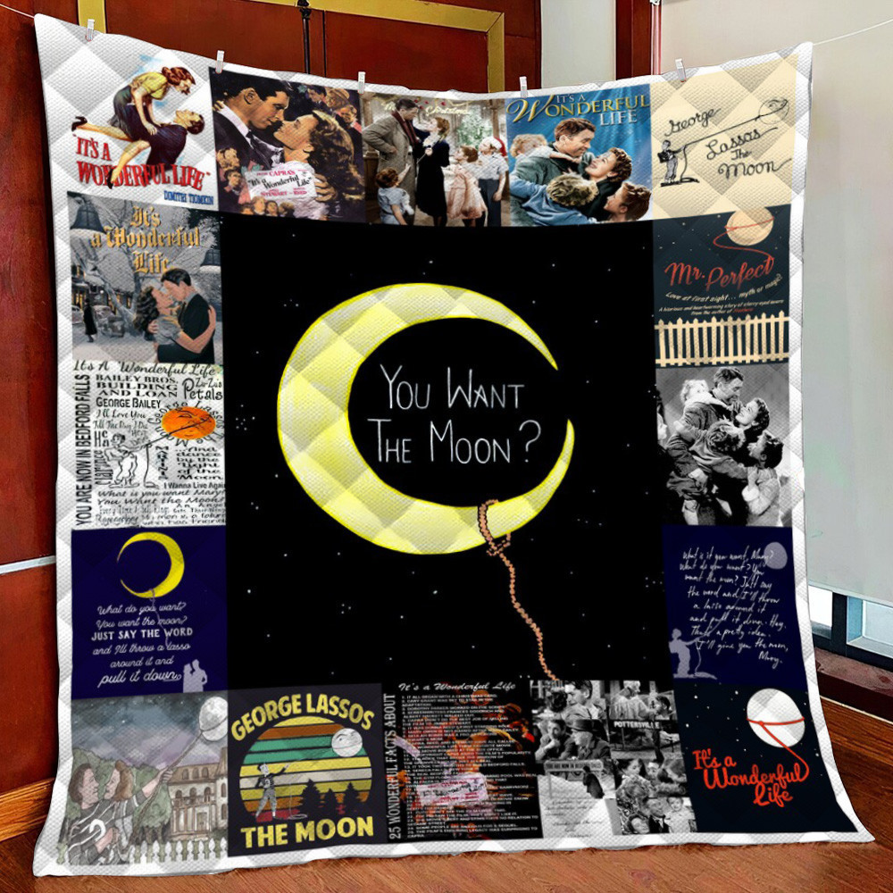 I A Wonderful Life Fleece Blanket Quilt Blanket