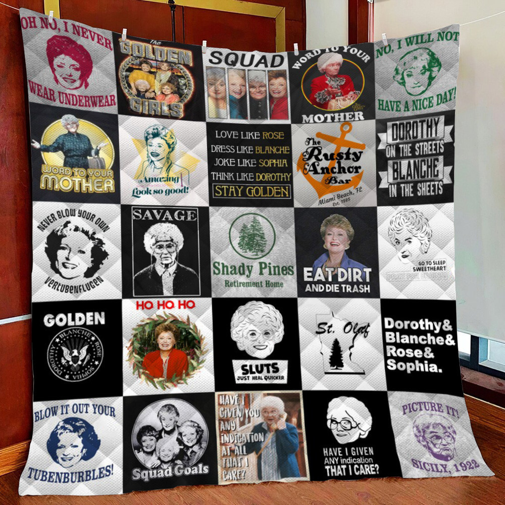 The Golden G Fleece Blanket Quilt Blanket For Bed