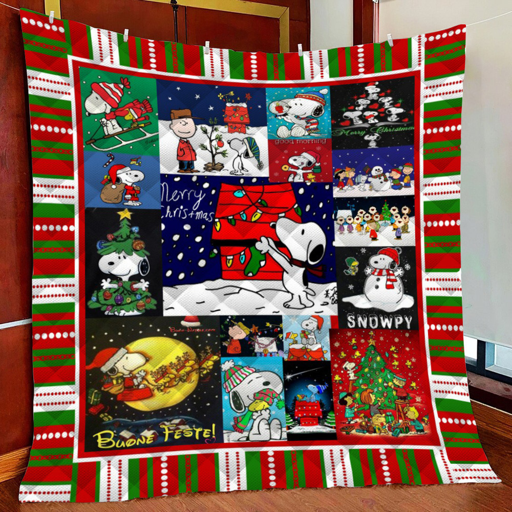 Merry C Snoopy Fabric 3D Fleece Blanket Quilt Blanket