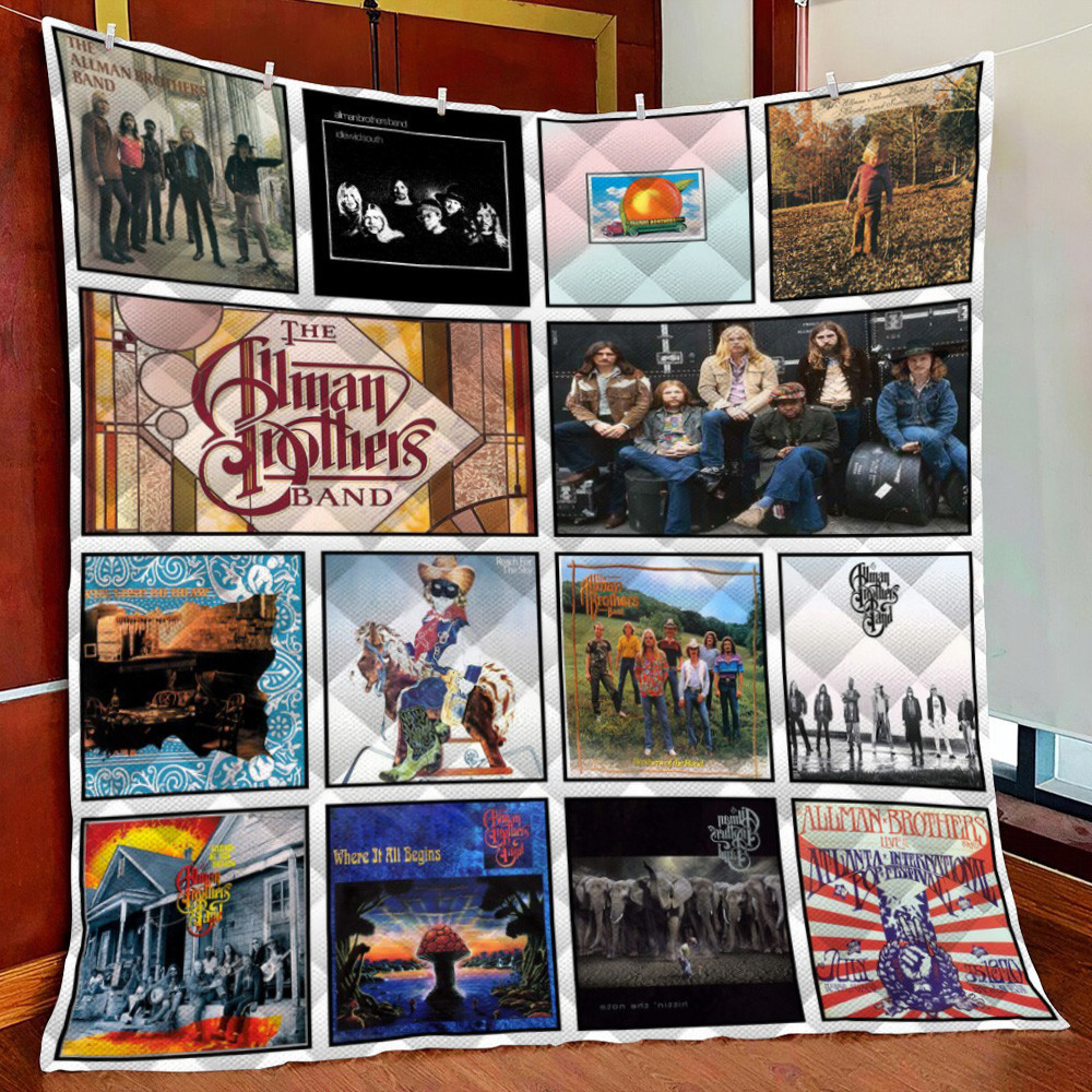 The Allman Brot Band Fleece Blanket Quilt Blanket For Bed