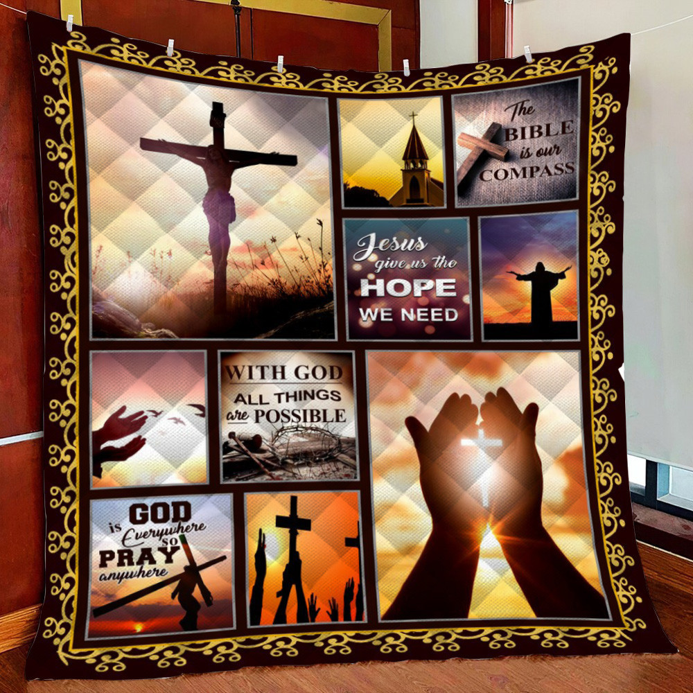 J Giv The Hope Fleece Blanket Quilt Blanket