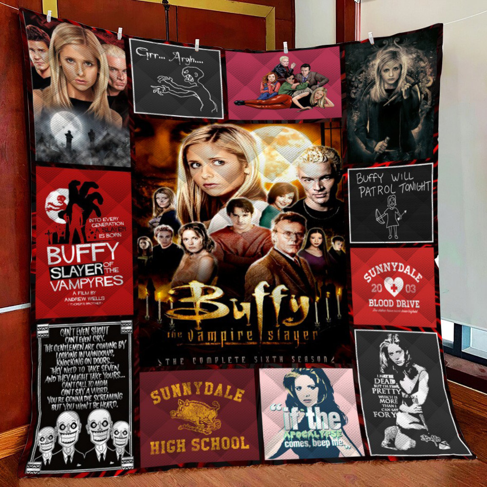 Buffy The Vampire Fleece Blanket Quilt Blanket
