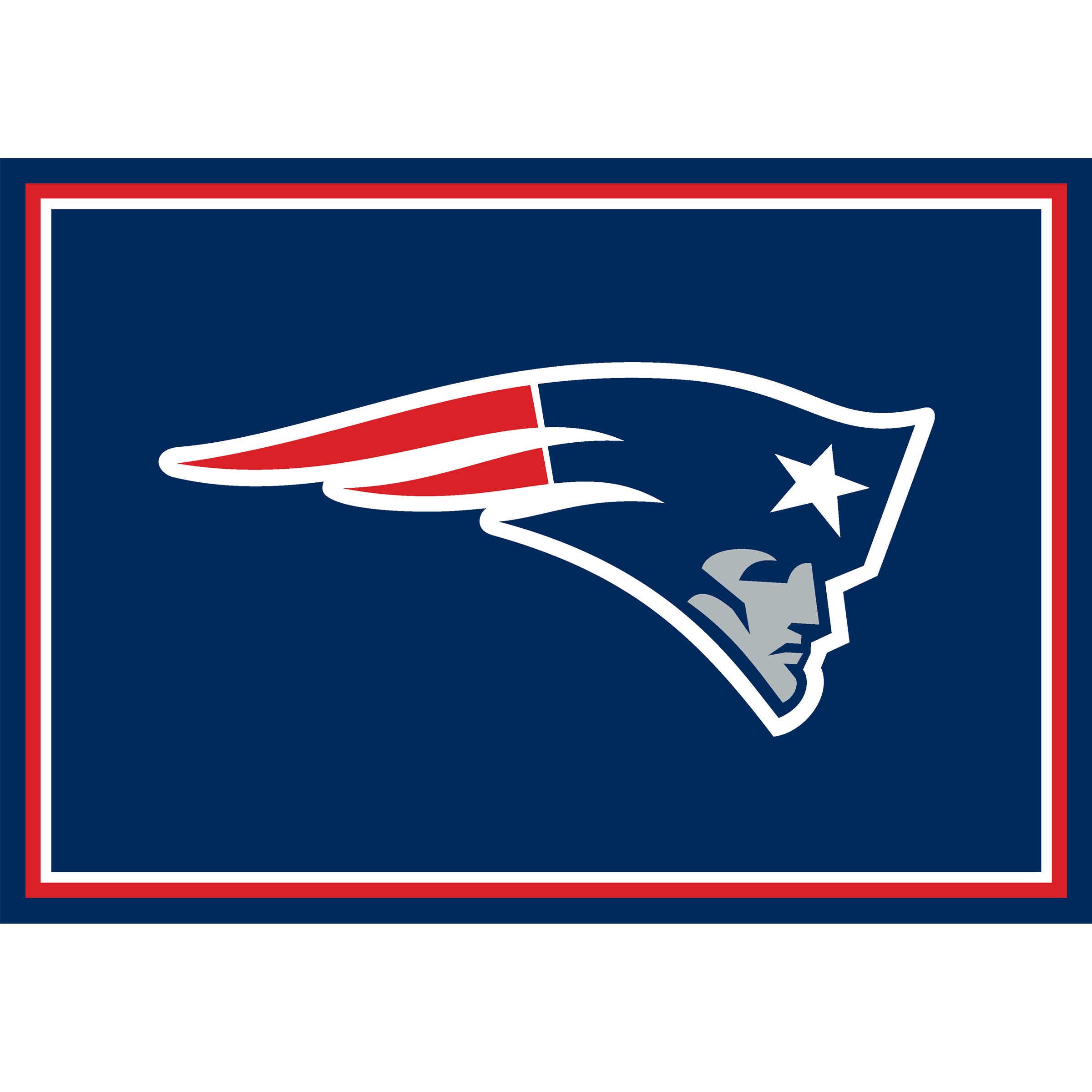 Nfl New England Patriots Entry Mat And Area Rug 