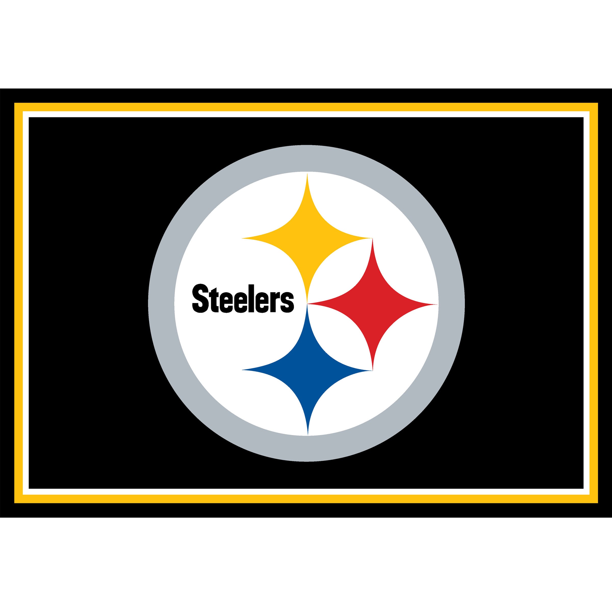 Nfl Pittsburgh Steelers Entry Mat And Area Rug 