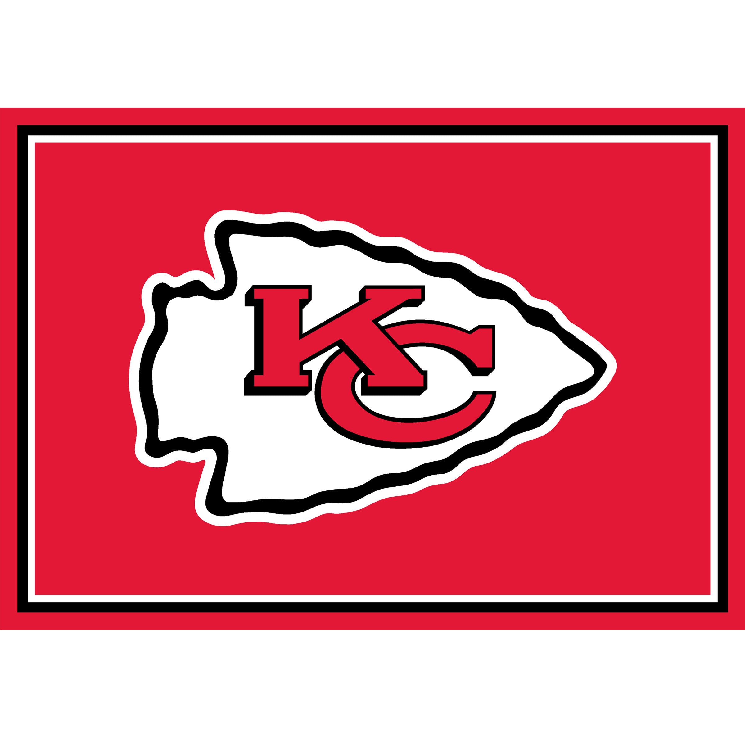 Nfl Kansas City Chiefs Entry Mat And Area Rug 