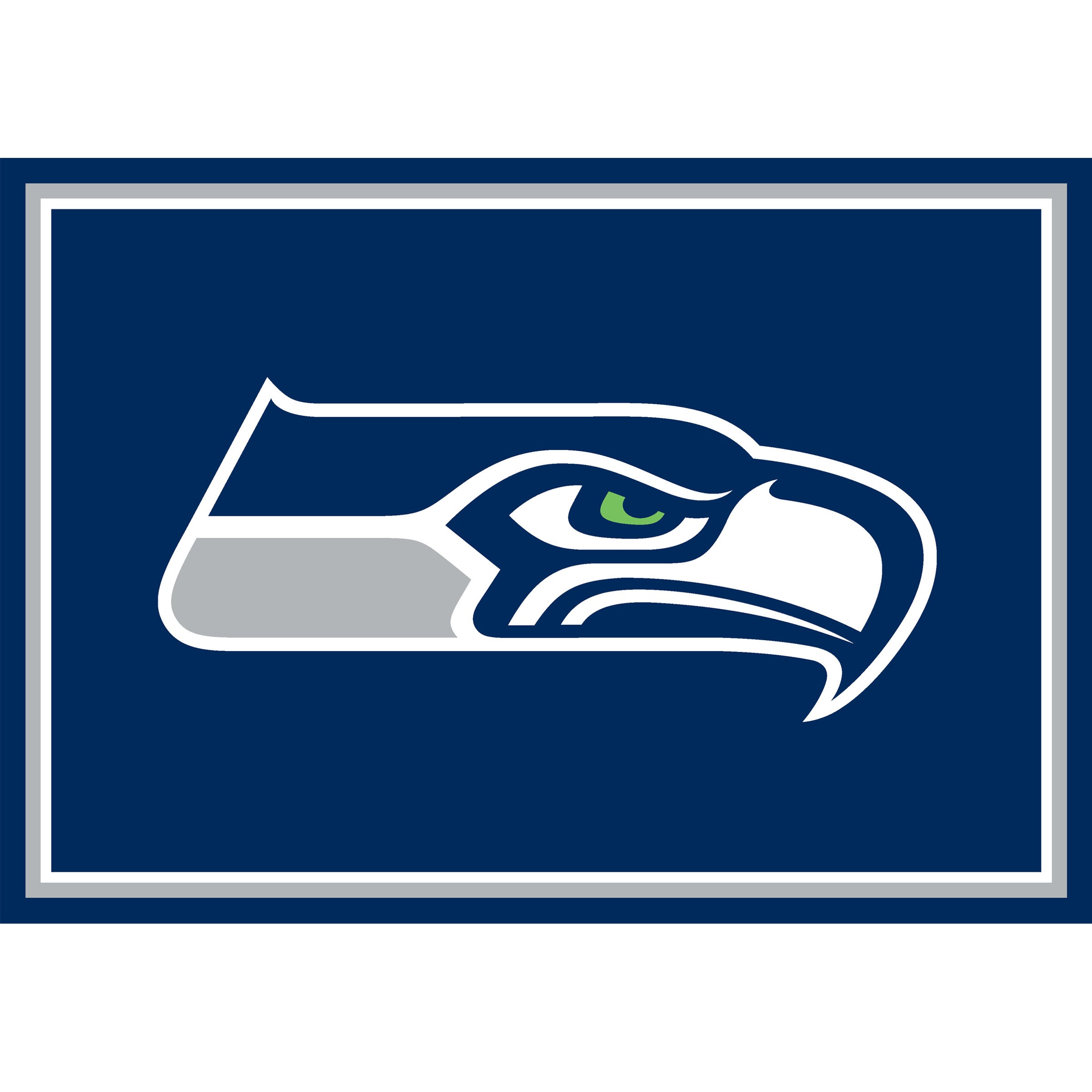 Nfl Seattle Seahawks Entry Mat And Area Rug 