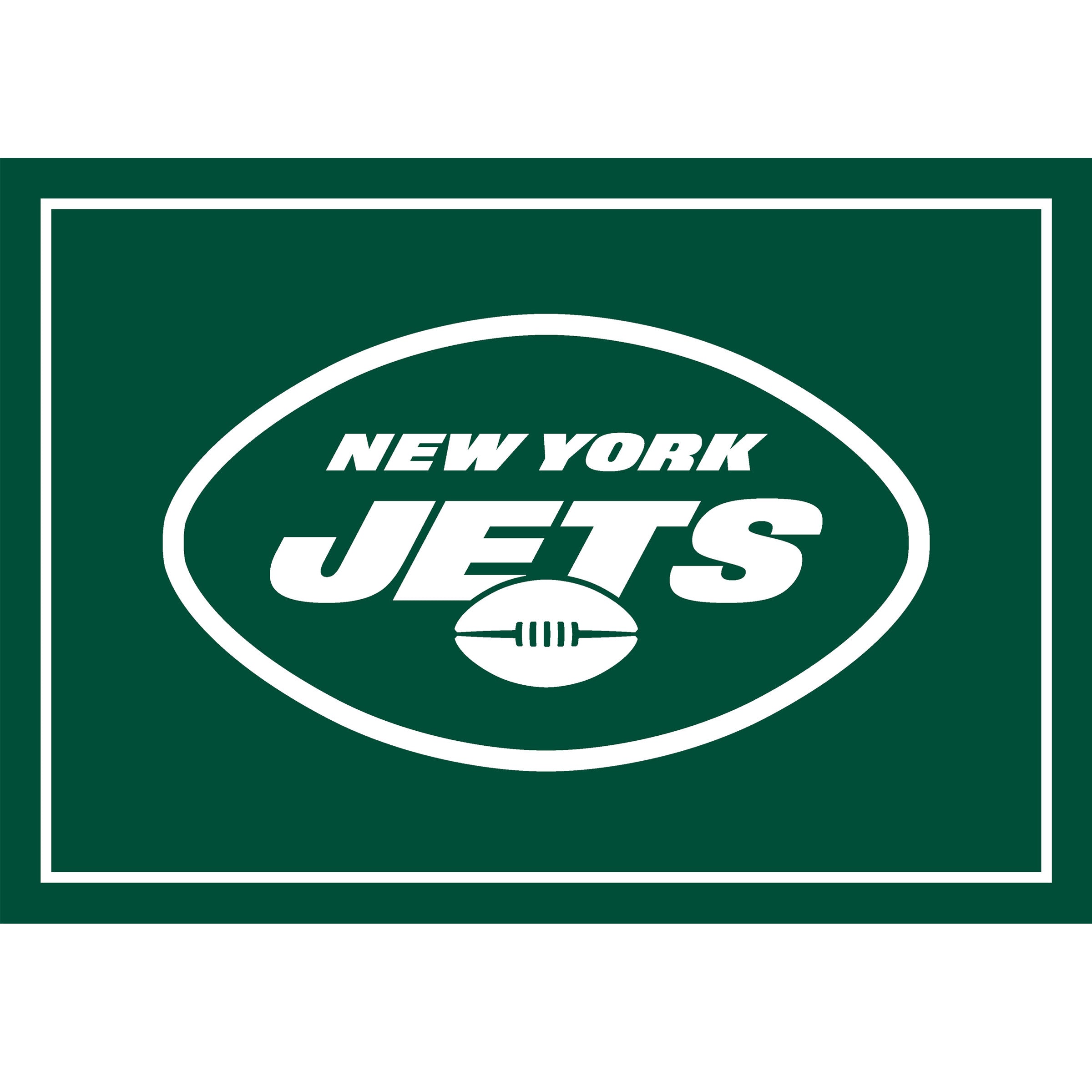 Nfl New York Jets Entry Mat And Area Rug 