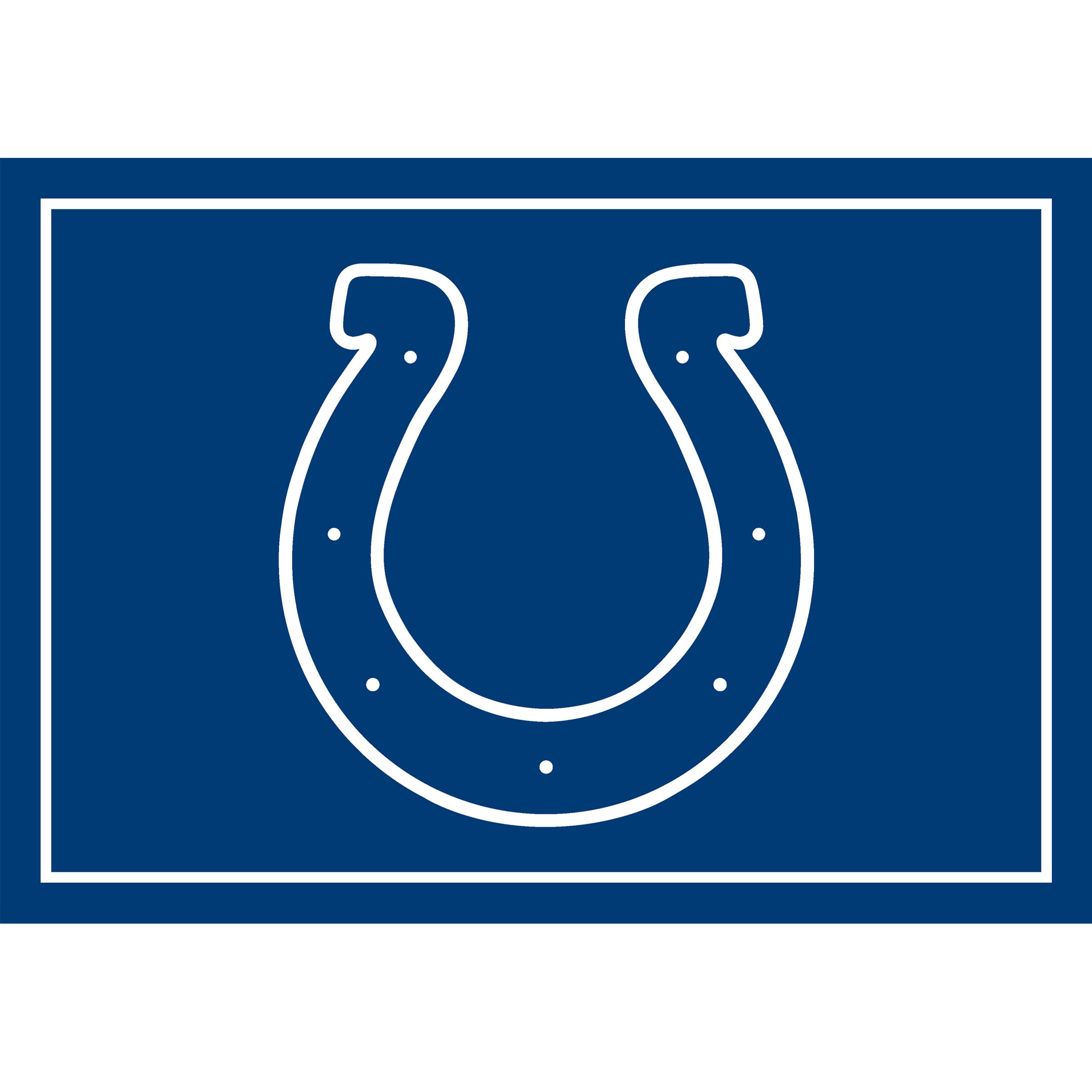 Nfl Indianapolis Colts Entry Mat And Area Rug 