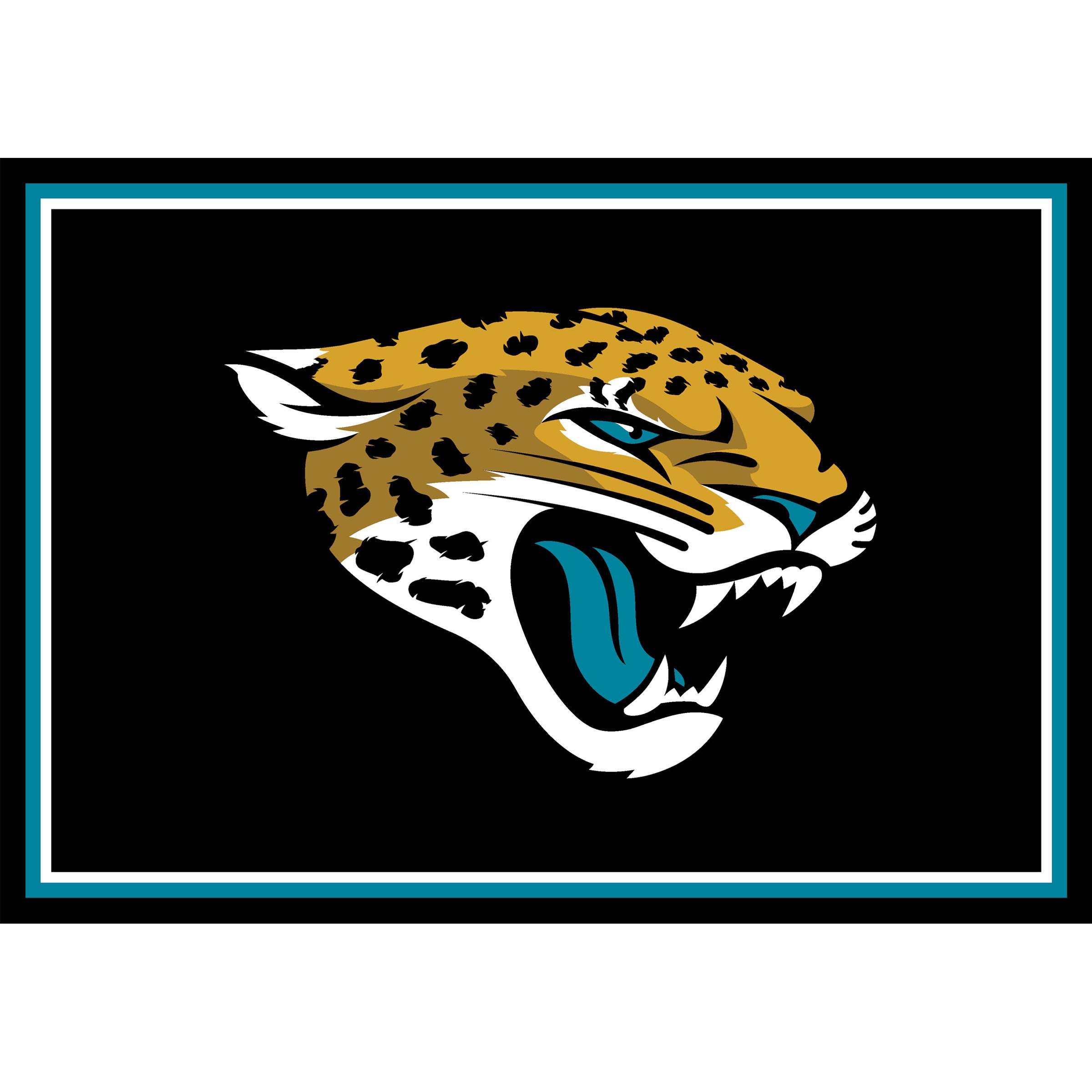 Nfl Jacksonville Jaguars Entry Mat And Area Rug 